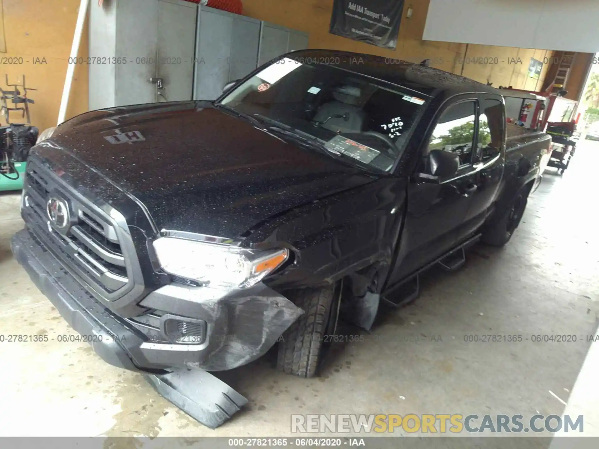 2 Photograph of a damaged car 5TFRX5GN5KX147040 TOYOTA TACOMA 2019