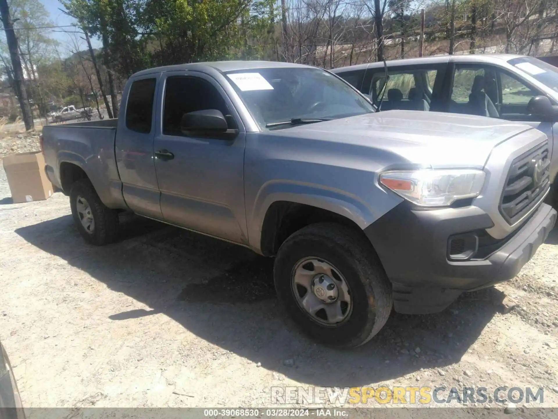 1 Photograph of a damaged car 5TFRX5GN5KX151945 TOYOTA TACOMA 2019