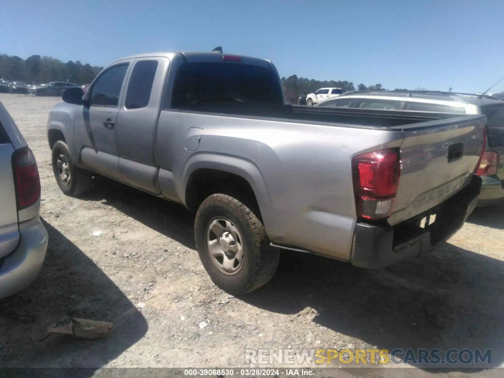 3 Photograph of a damaged car 5TFRX5GN5KX151945 TOYOTA TACOMA 2019