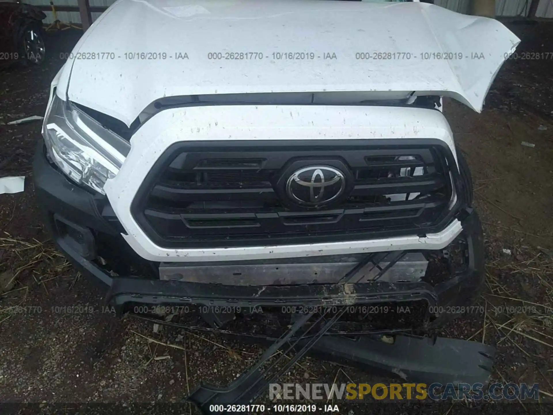 10 Photograph of a damaged car 5TFRX5GN5KX161892 TOYOTA TACOMA 2019