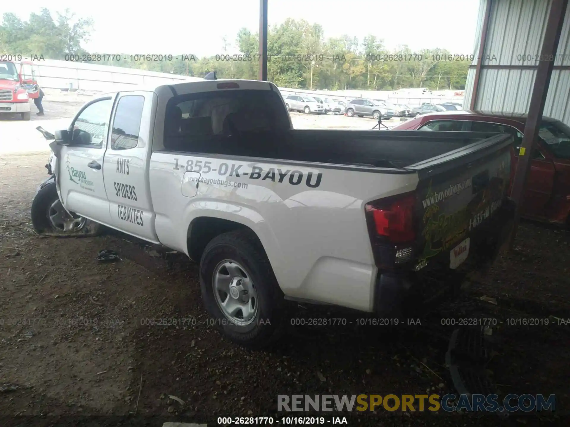 3 Photograph of a damaged car 5TFRX5GN5KX161892 TOYOTA TACOMA 2019