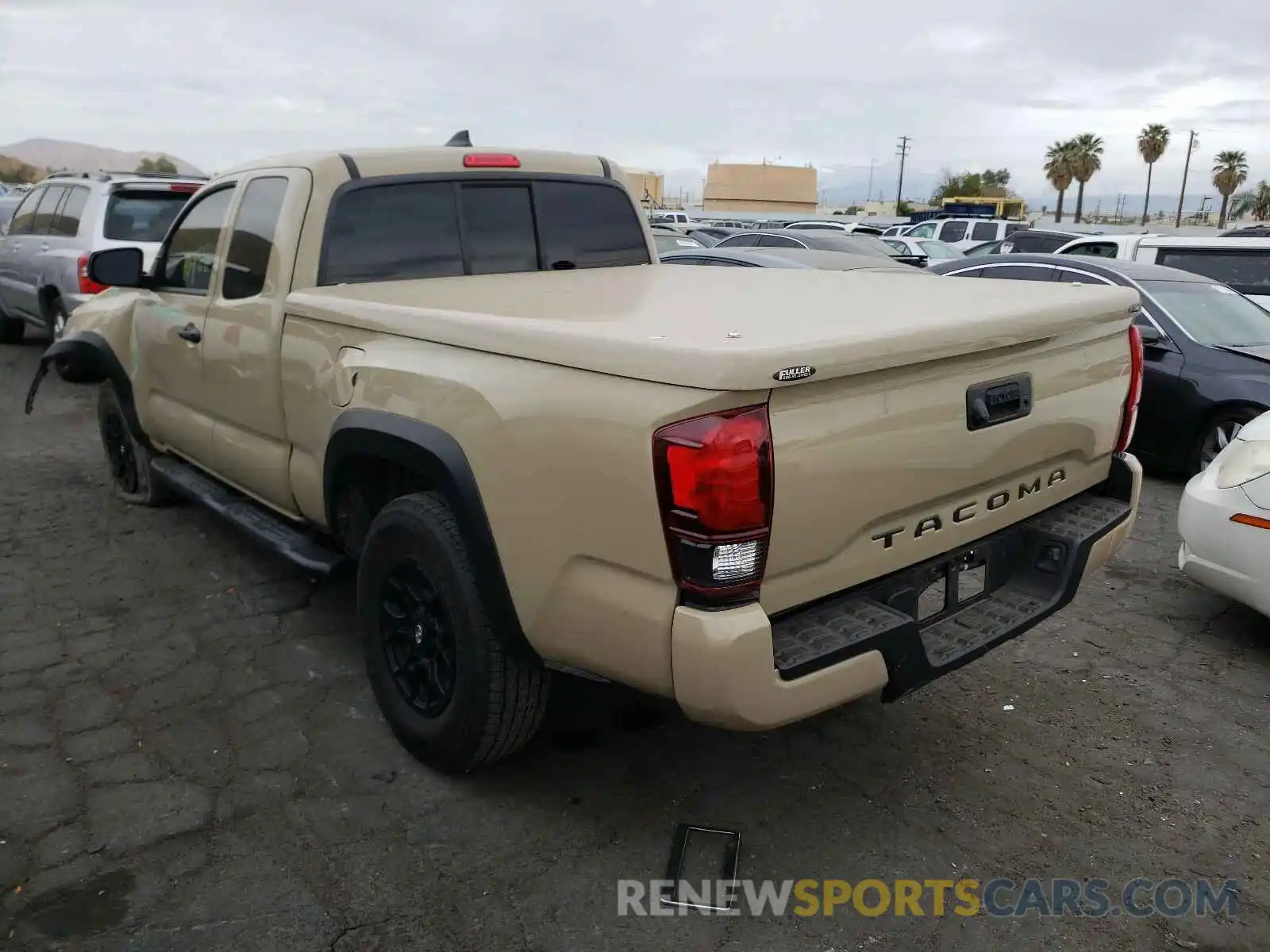 3 Photograph of a damaged car 5TFRX5GN5KX163383 TOYOTA TACOMA 2019