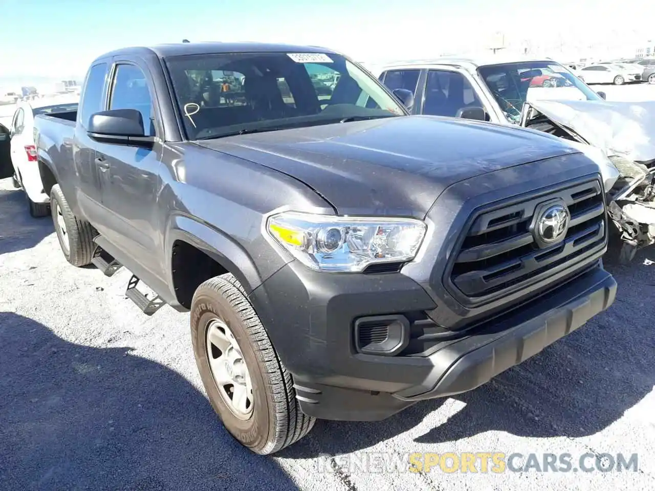 1 Photograph of a damaged car 5TFRX5GN6KX132546 TOYOTA TACOMA 2019