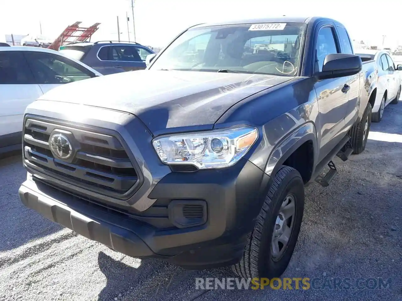 2 Photograph of a damaged car 5TFRX5GN6KX132546 TOYOTA TACOMA 2019