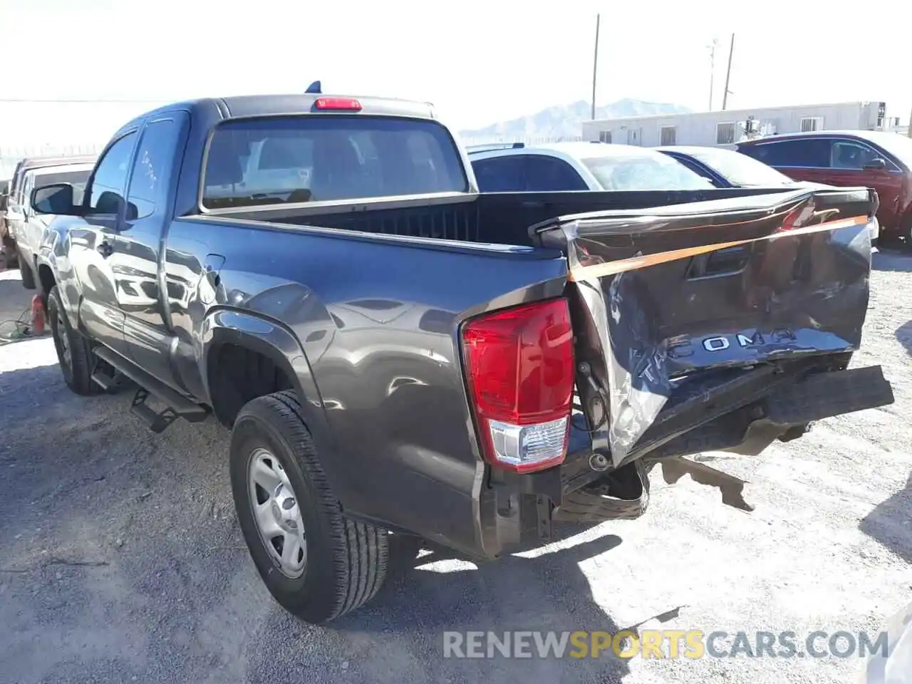 3 Photograph of a damaged car 5TFRX5GN6KX132546 TOYOTA TACOMA 2019