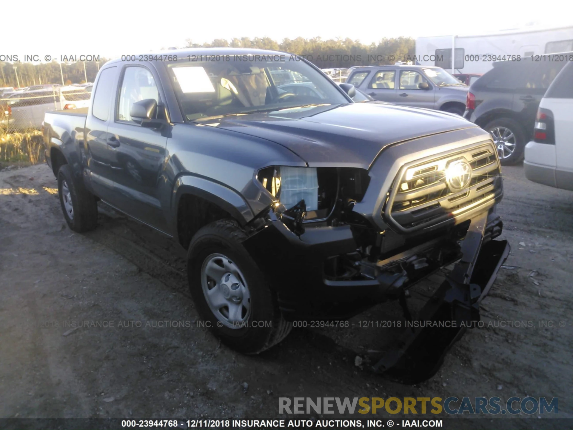 1 Photograph of a damaged car 5TFRX5GN6KX135088 TOYOTA TACOMA 2019