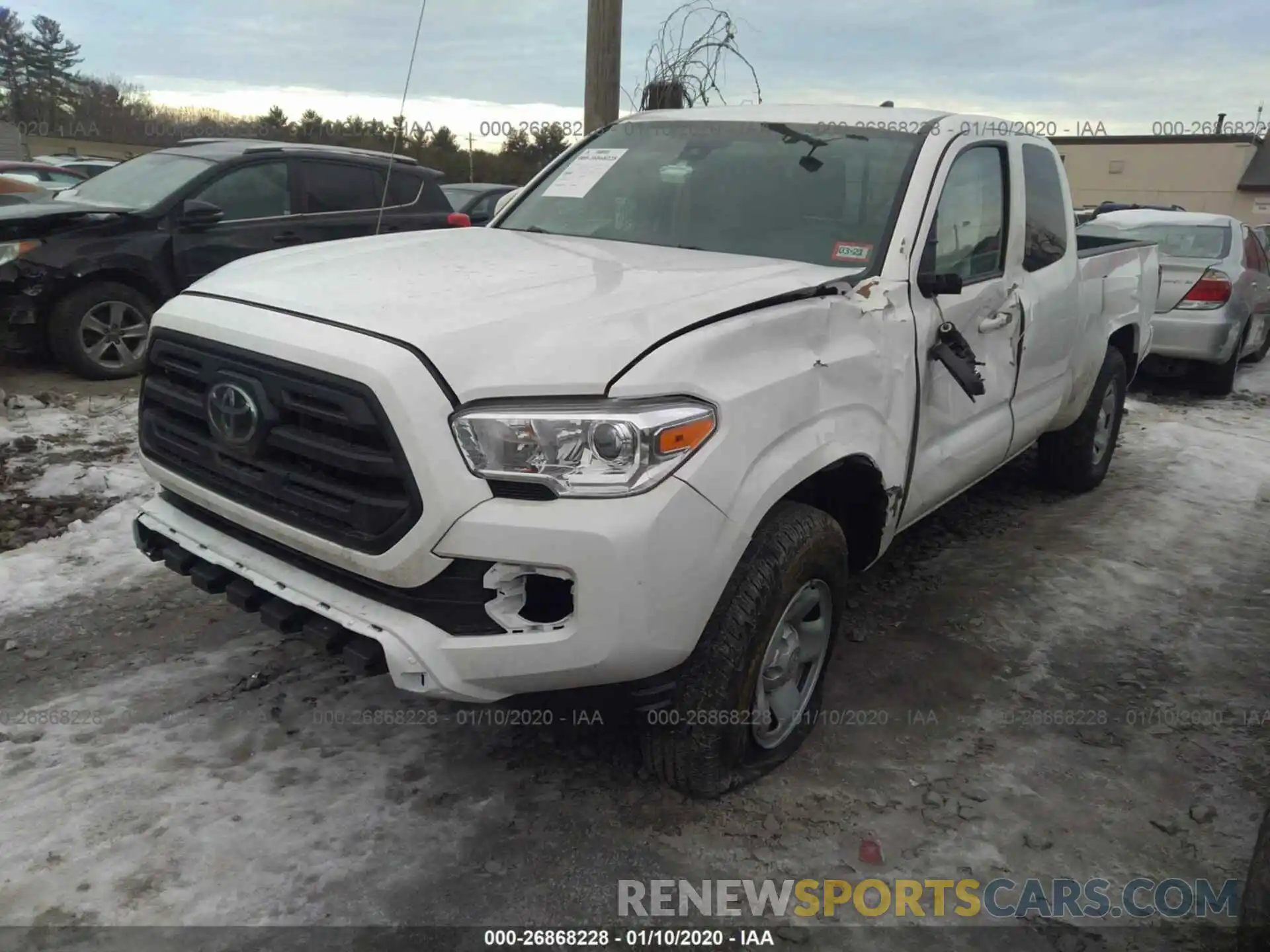 6 Photograph of a damaged car 5TFRX5GN6KX135348 TOYOTA TACOMA 2019