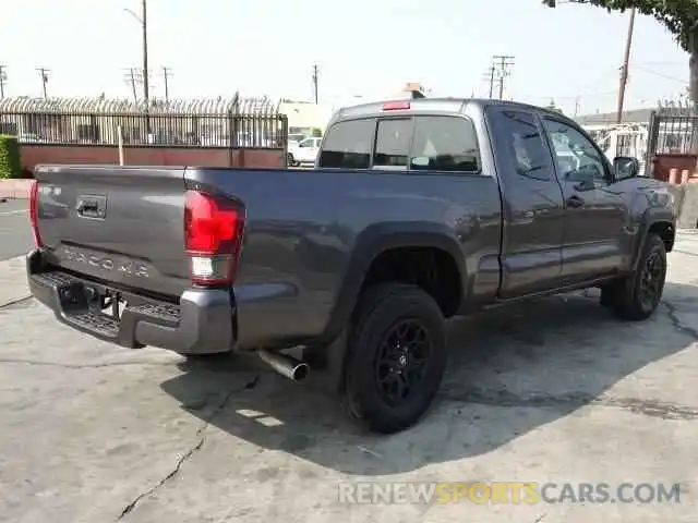 4 Photograph of a damaged car 5TFRX5GN6KX138525 TOYOTA TACOMA 2019