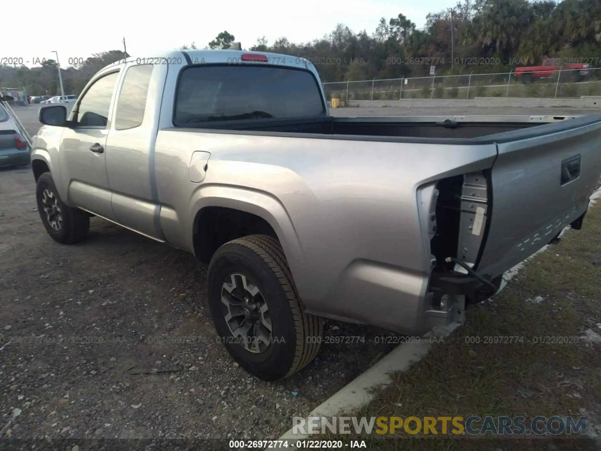 3 Photograph of a damaged car 5TFRX5GN6KX141473 TOYOTA TACOMA 2019