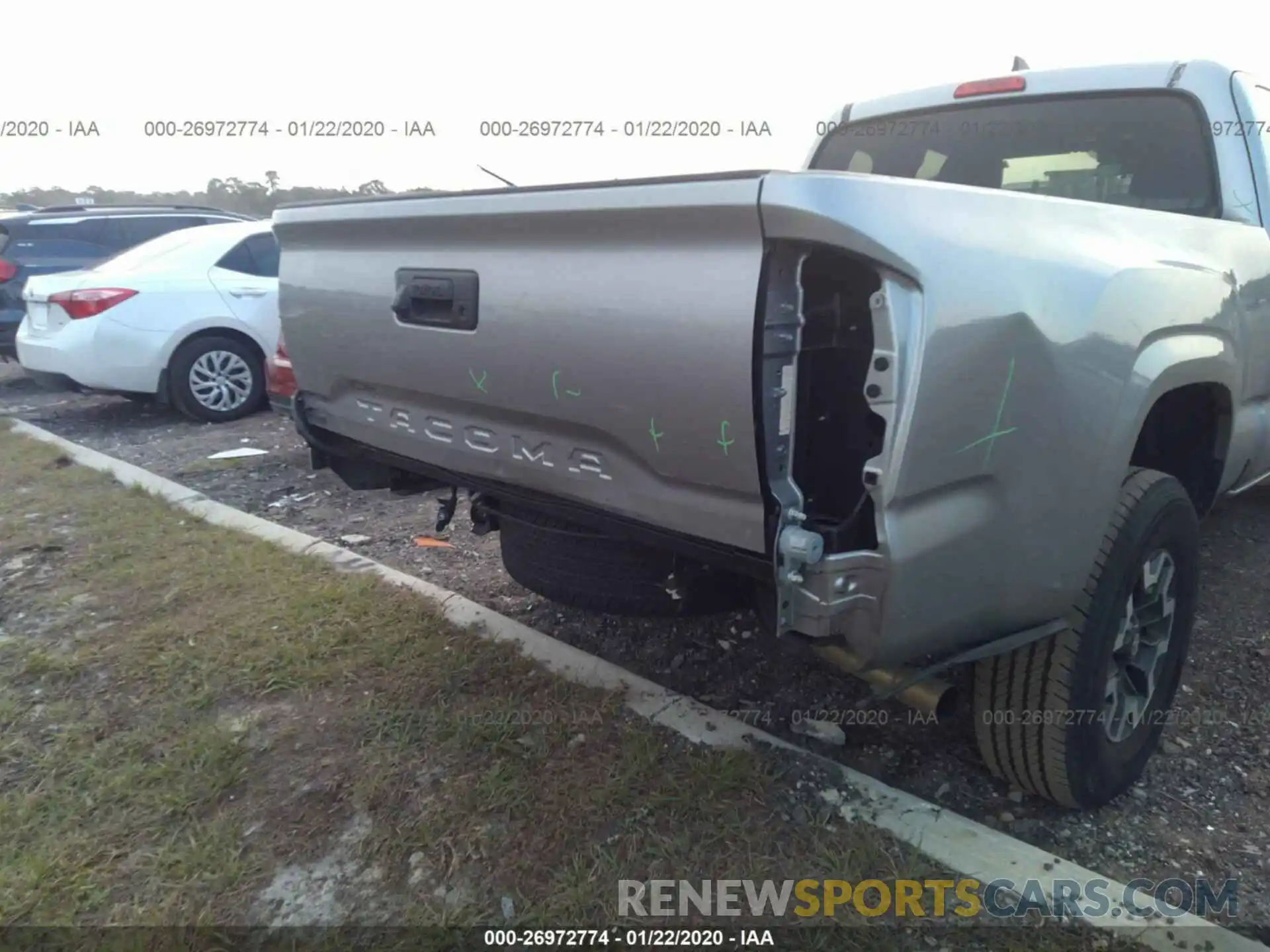 6 Photograph of a damaged car 5TFRX5GN6KX141473 TOYOTA TACOMA 2019