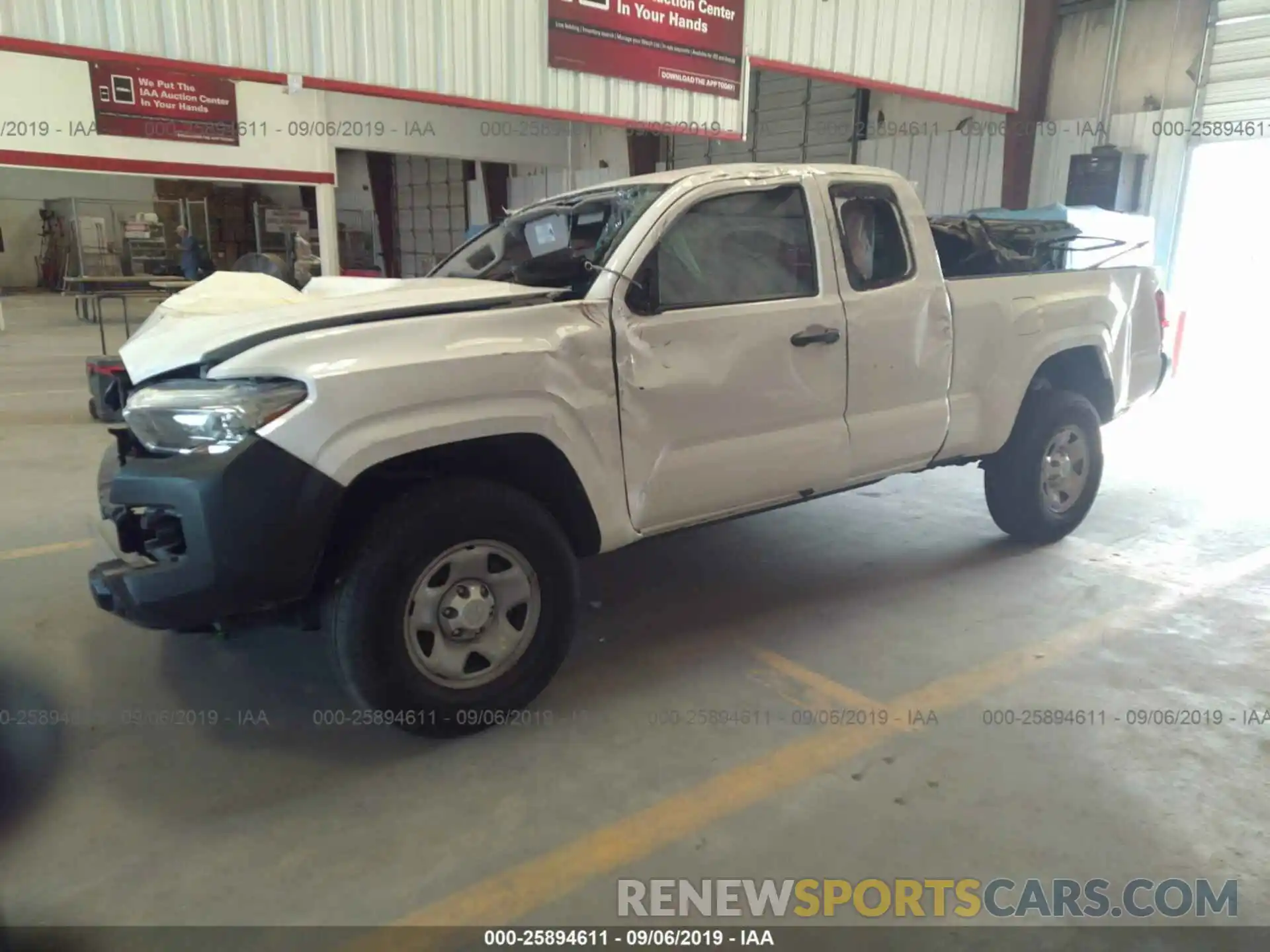 2 Photograph of a damaged car 5TFRX5GN6KX145636 TOYOTA TACOMA 2019