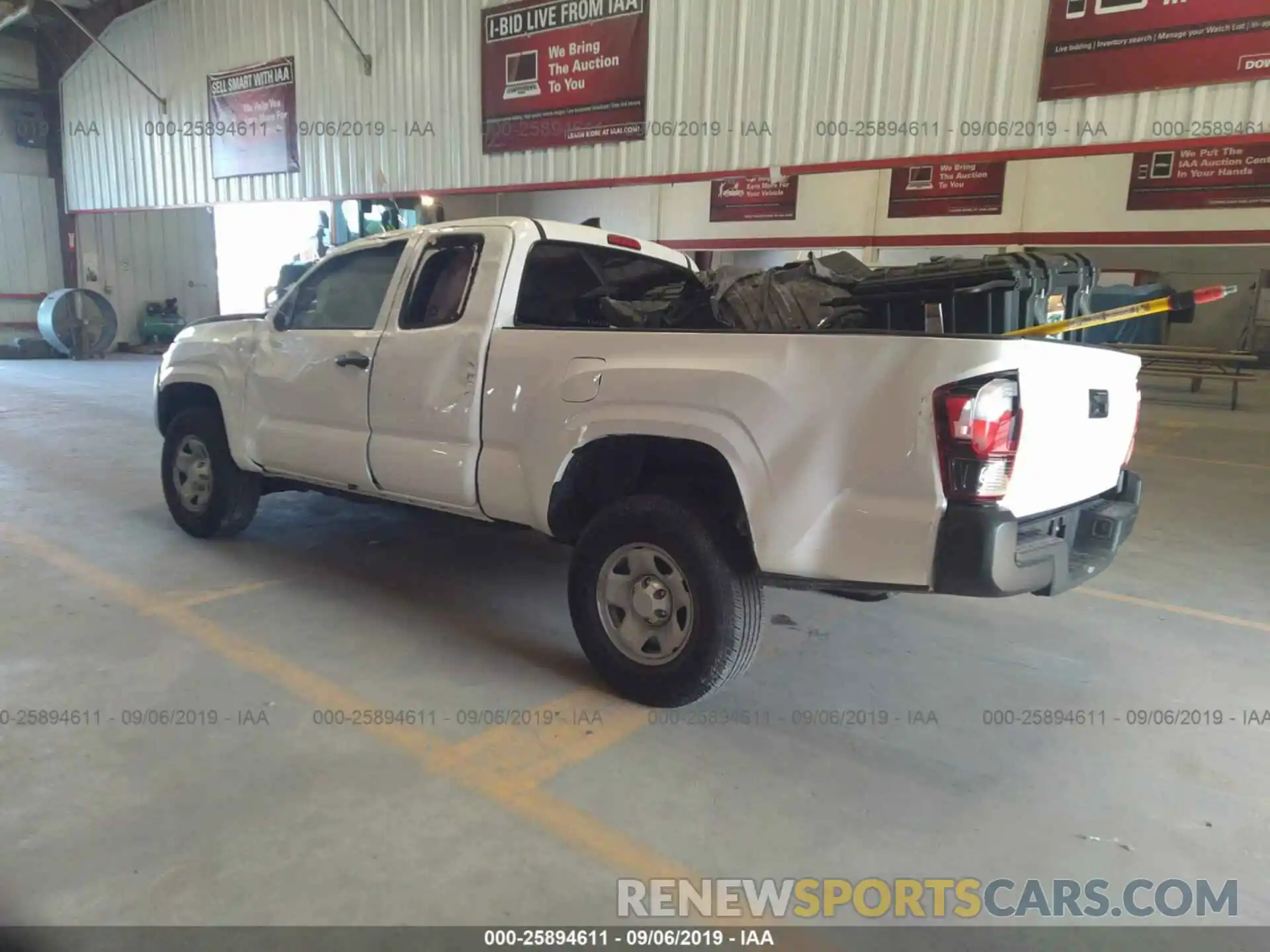 3 Photograph of a damaged car 5TFRX5GN6KX145636 TOYOTA TACOMA 2019