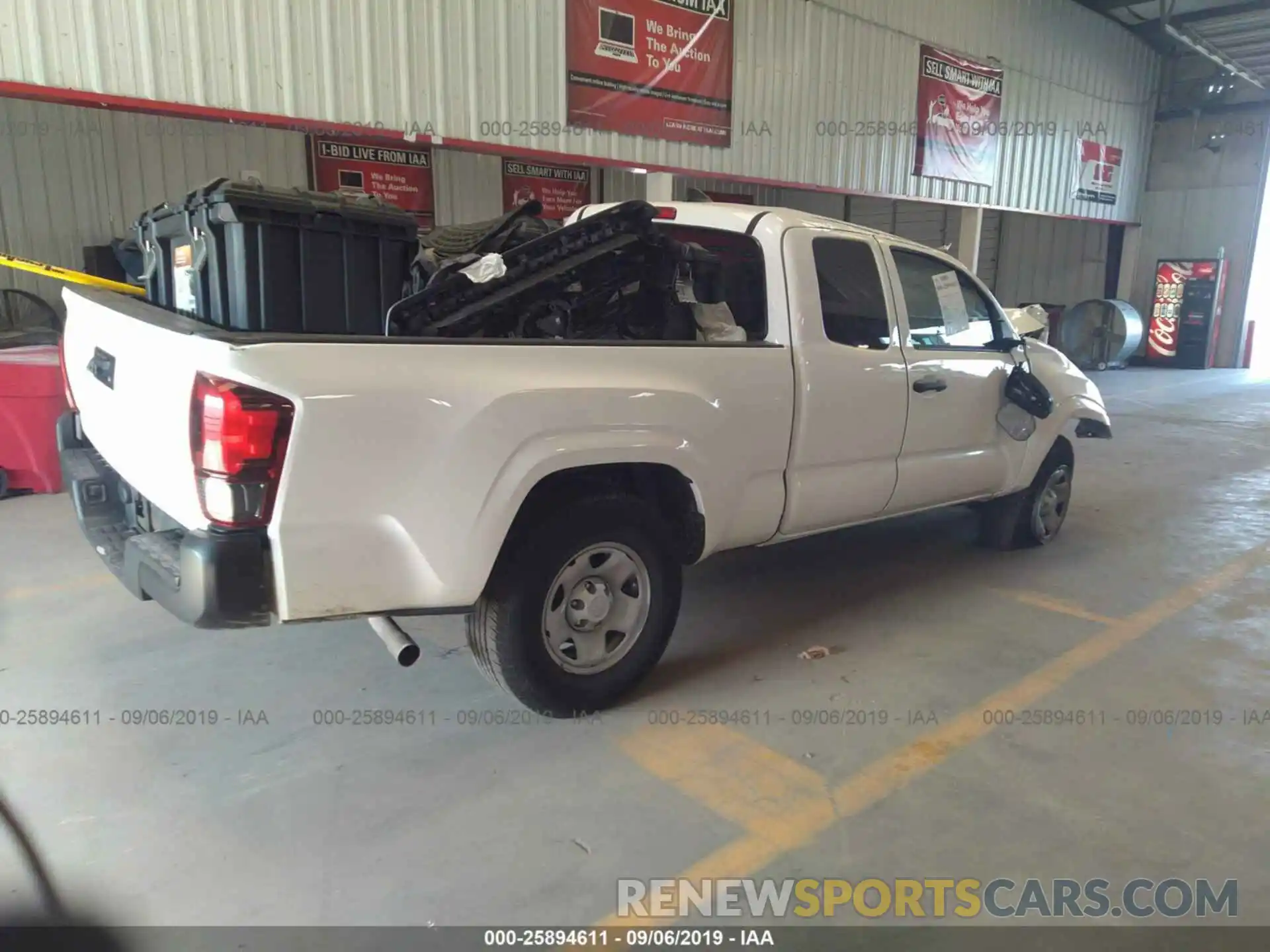 4 Photograph of a damaged car 5TFRX5GN6KX145636 TOYOTA TACOMA 2019