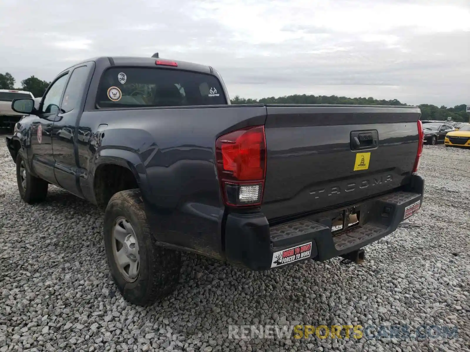 3 Photograph of a damaged car 5TFRX5GN6KX145877 TOYOTA TACOMA 2019