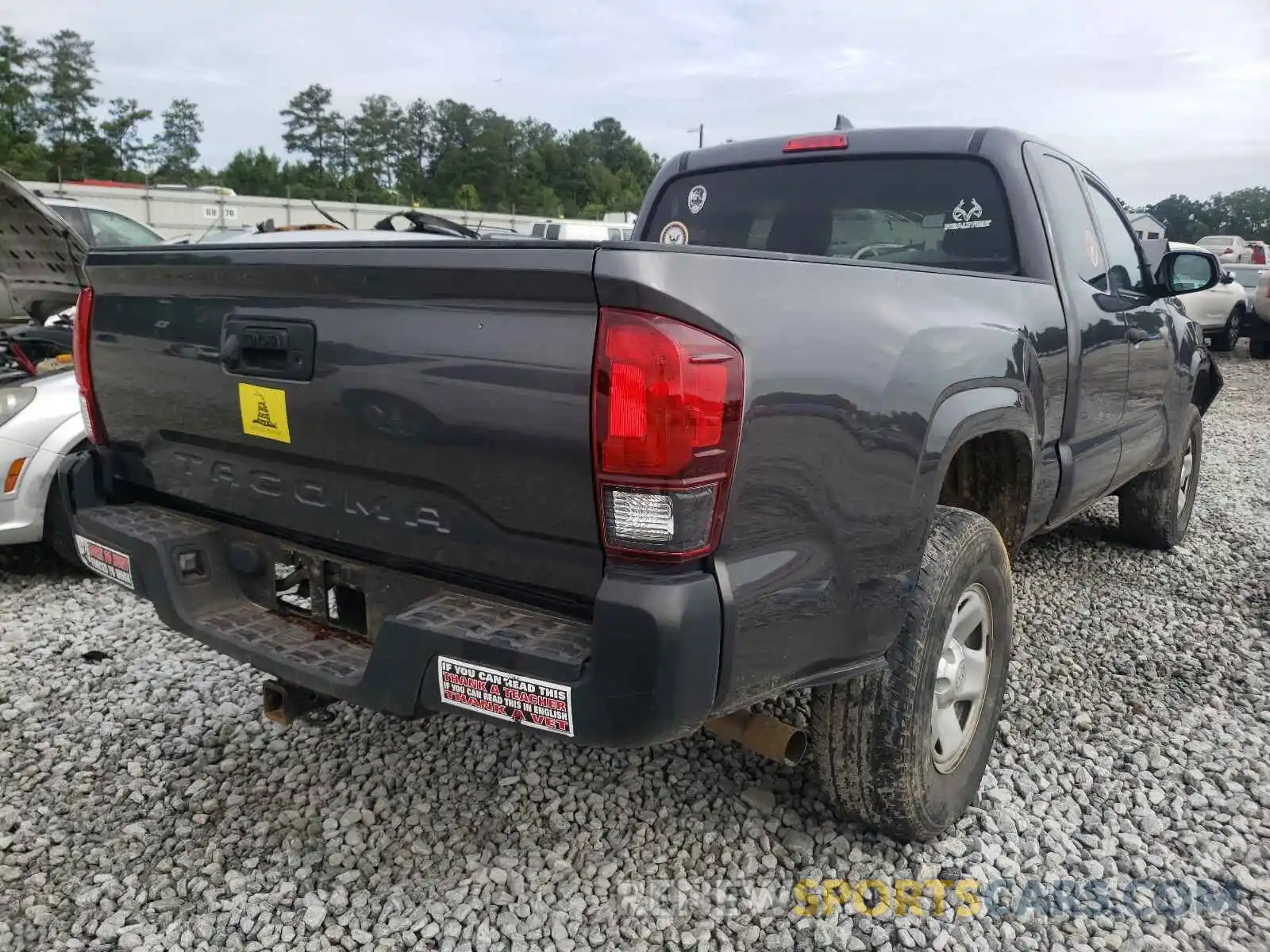 4 Photograph of a damaged car 5TFRX5GN6KX145877 TOYOTA TACOMA 2019