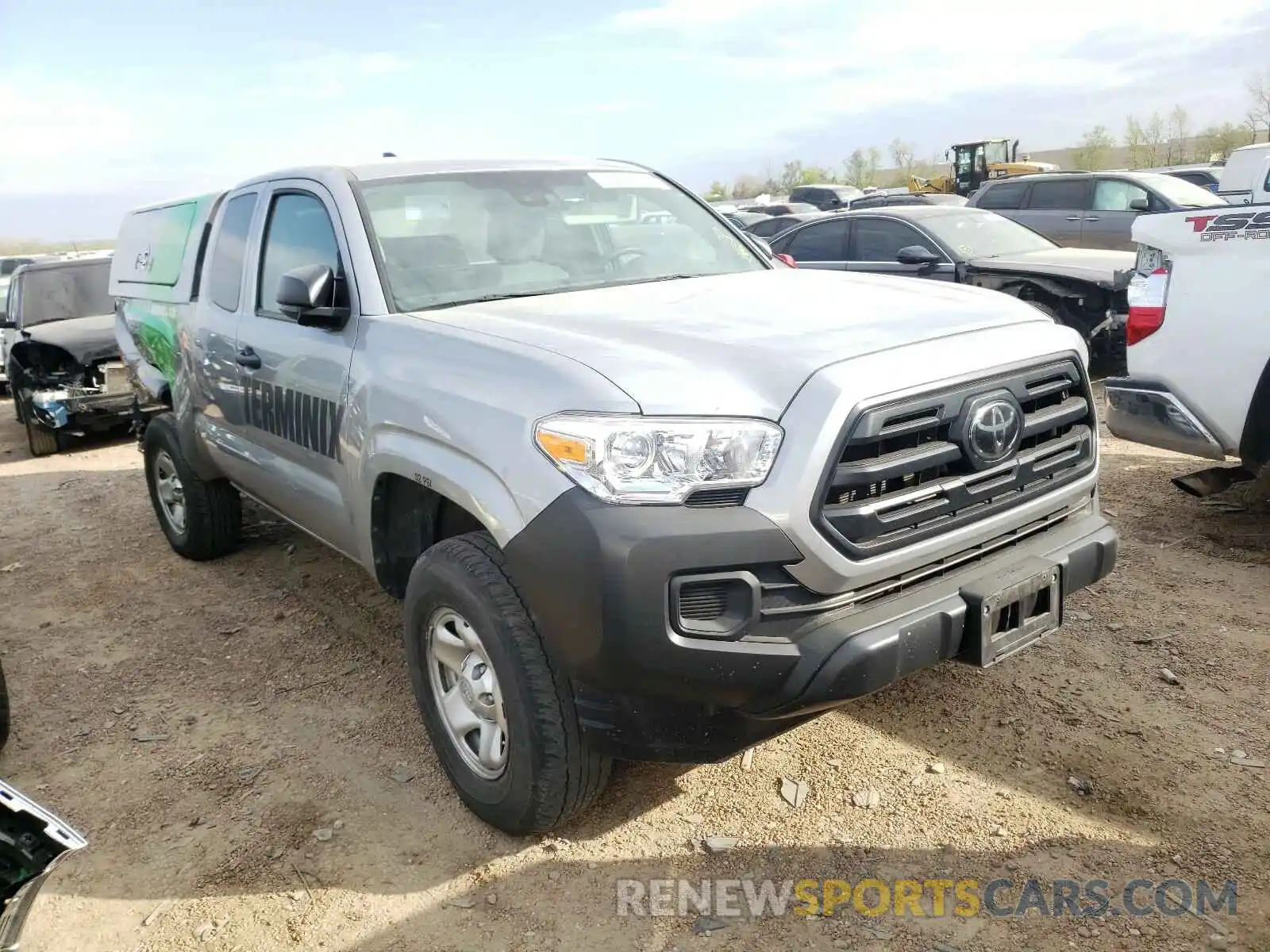 1 Photograph of a damaged car 5TFRX5GN6KX150545 TOYOTA TACOMA 2019