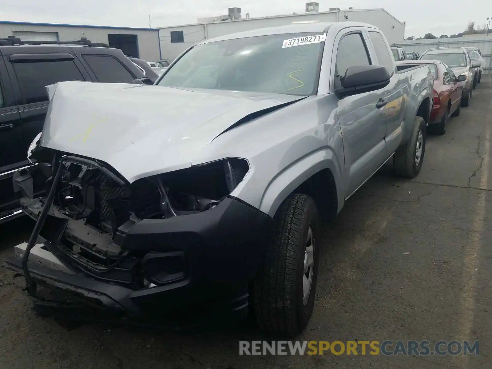 2 Photograph of a damaged car 5TFRX5GN6KX150559 TOYOTA TACOMA 2019