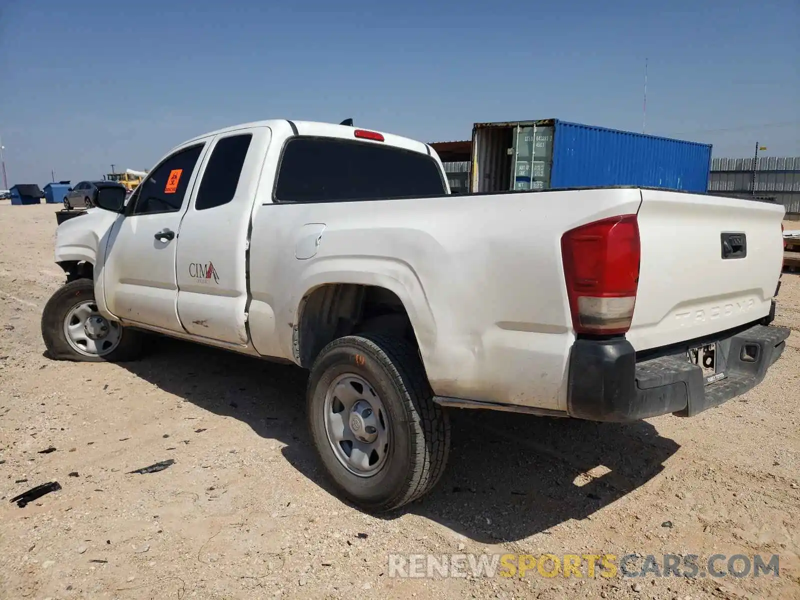 3 Photograph of a damaged car 5TFRX5GN6KX158192 TOYOTA TACOMA 2019