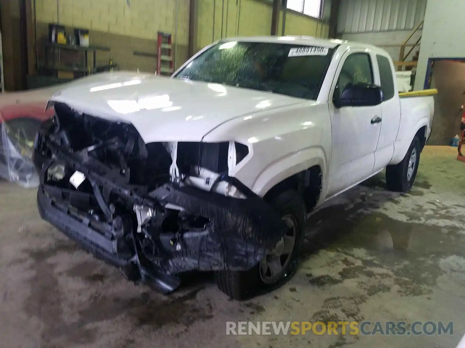 2 Photograph of a damaged car 5TFRX5GN6KX160170 TOYOTA TACOMA 2019