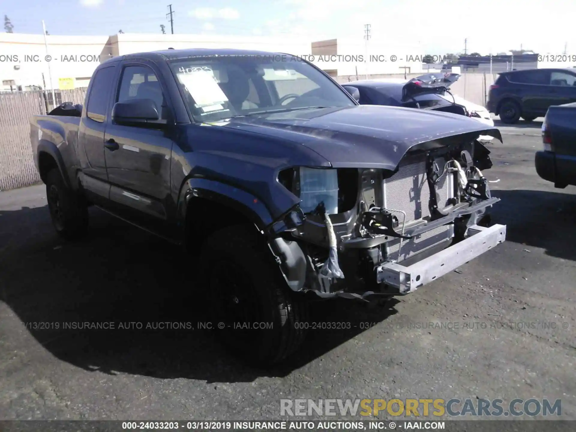 1 Фотография поврежденного автомобиля 5TFRX5GN7KX135777 TOYOTA TACOMA 2019