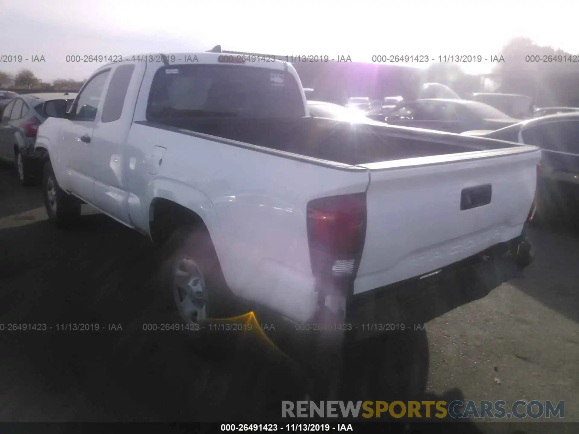 3 Photograph of a damaged car 5TFRX5GN7KX137108 TOYOTA TACOMA 2019