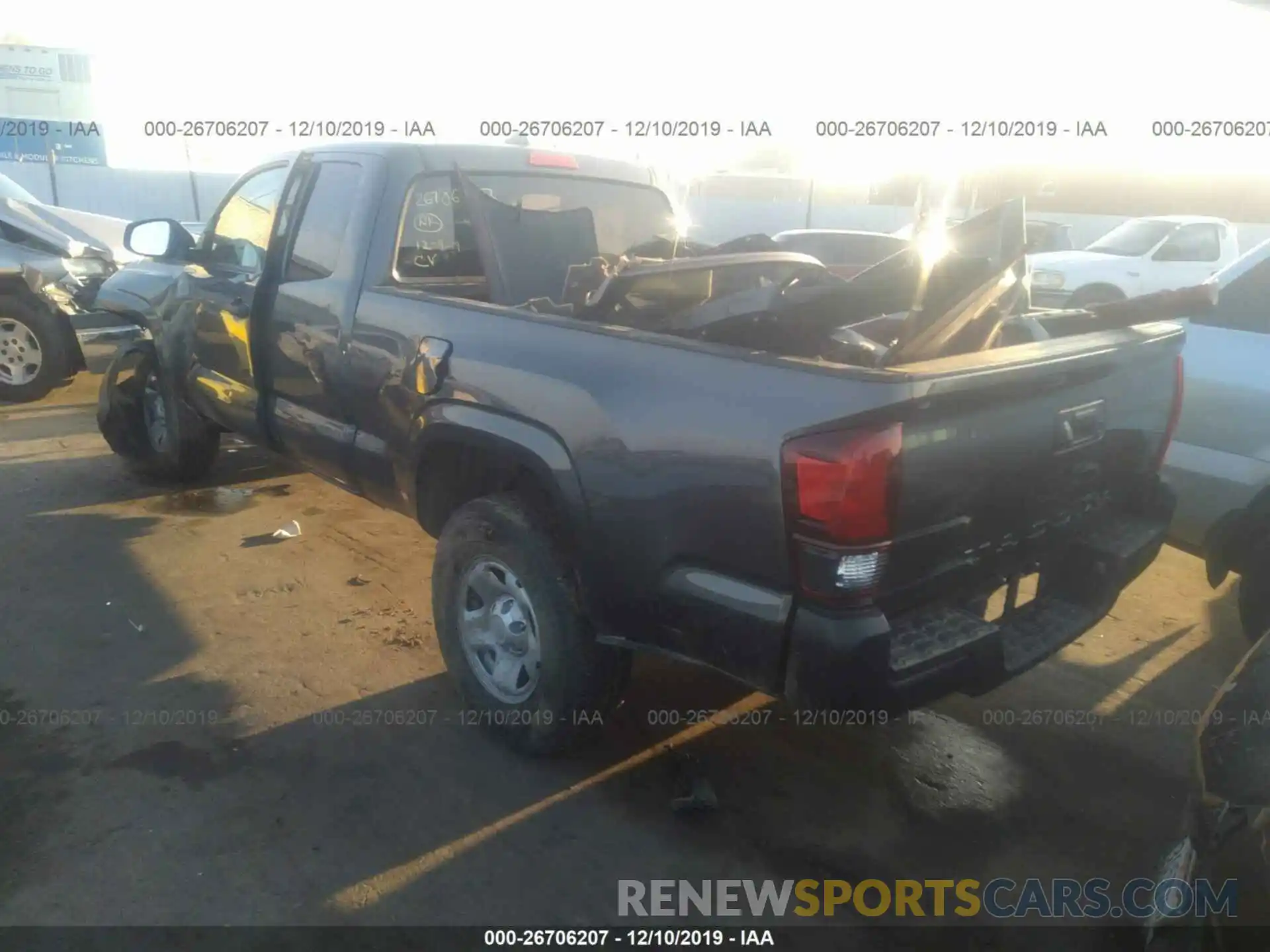 3 Photograph of a damaged car 5TFRX5GN7KX138789 TOYOTA TACOMA 2019