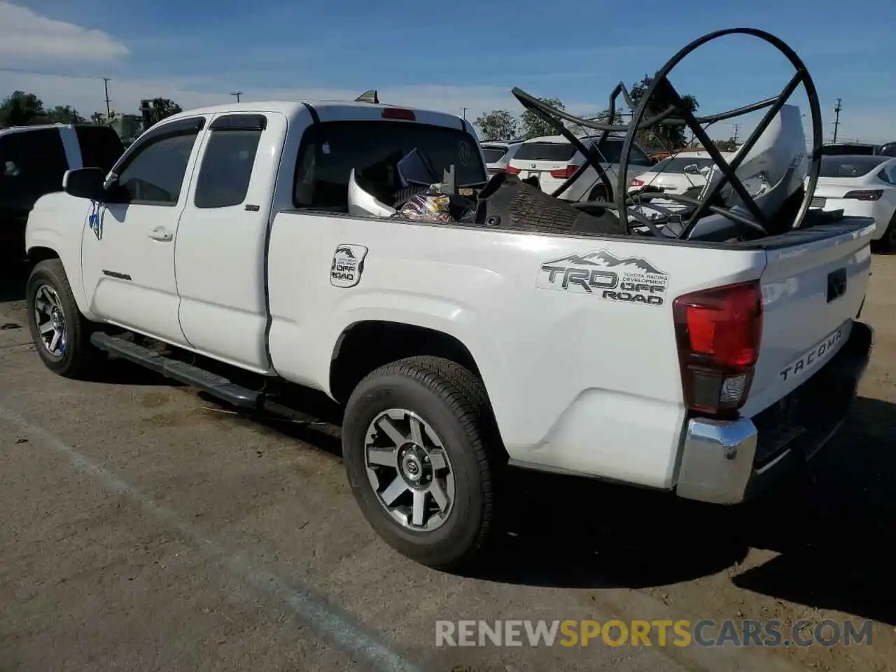 2 Photograph of a damaged car 5TFRX5GN7KX142230 TOYOTA TACOMA 2019