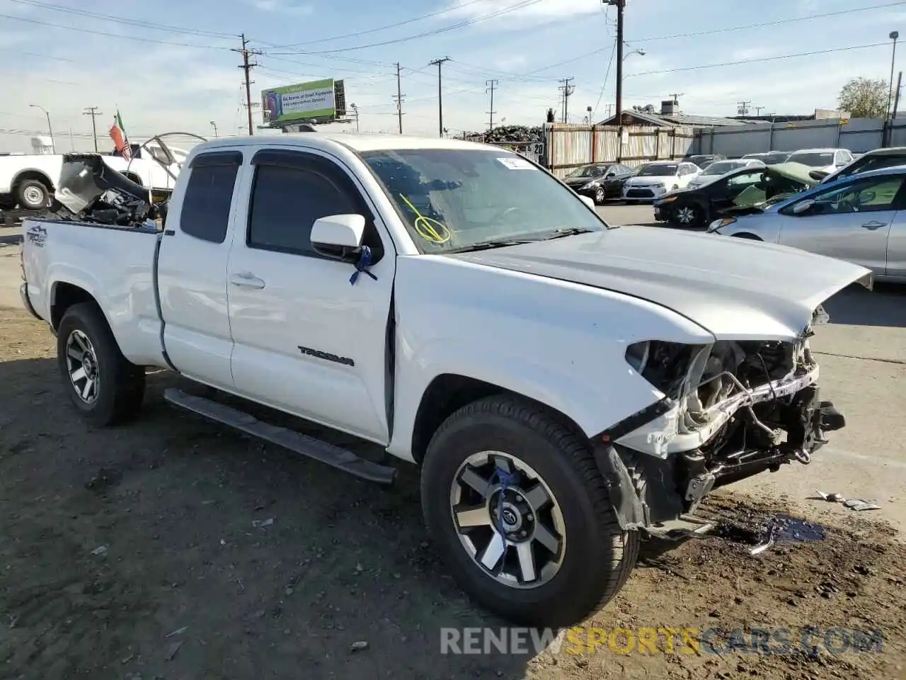 4 Photograph of a damaged car 5TFRX5GN7KX142230 TOYOTA TACOMA 2019