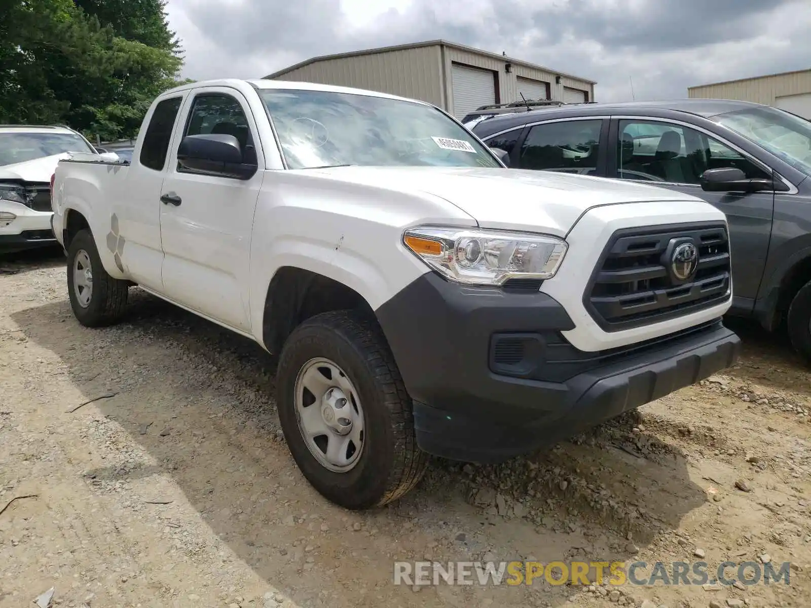 1 Photograph of a damaged car 5TFRX5GN7KX145094 TOYOTA TACOMA 2019