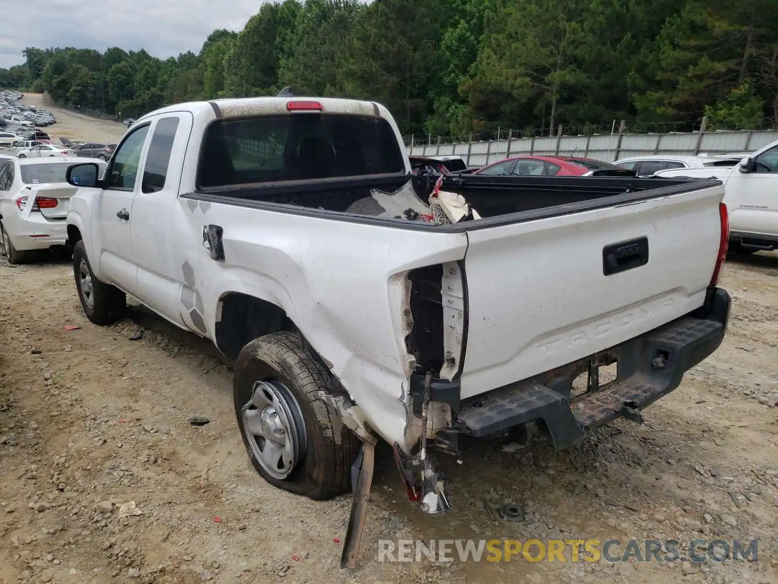 3 Photograph of a damaged car 5TFRX5GN7KX145094 TOYOTA TACOMA 2019