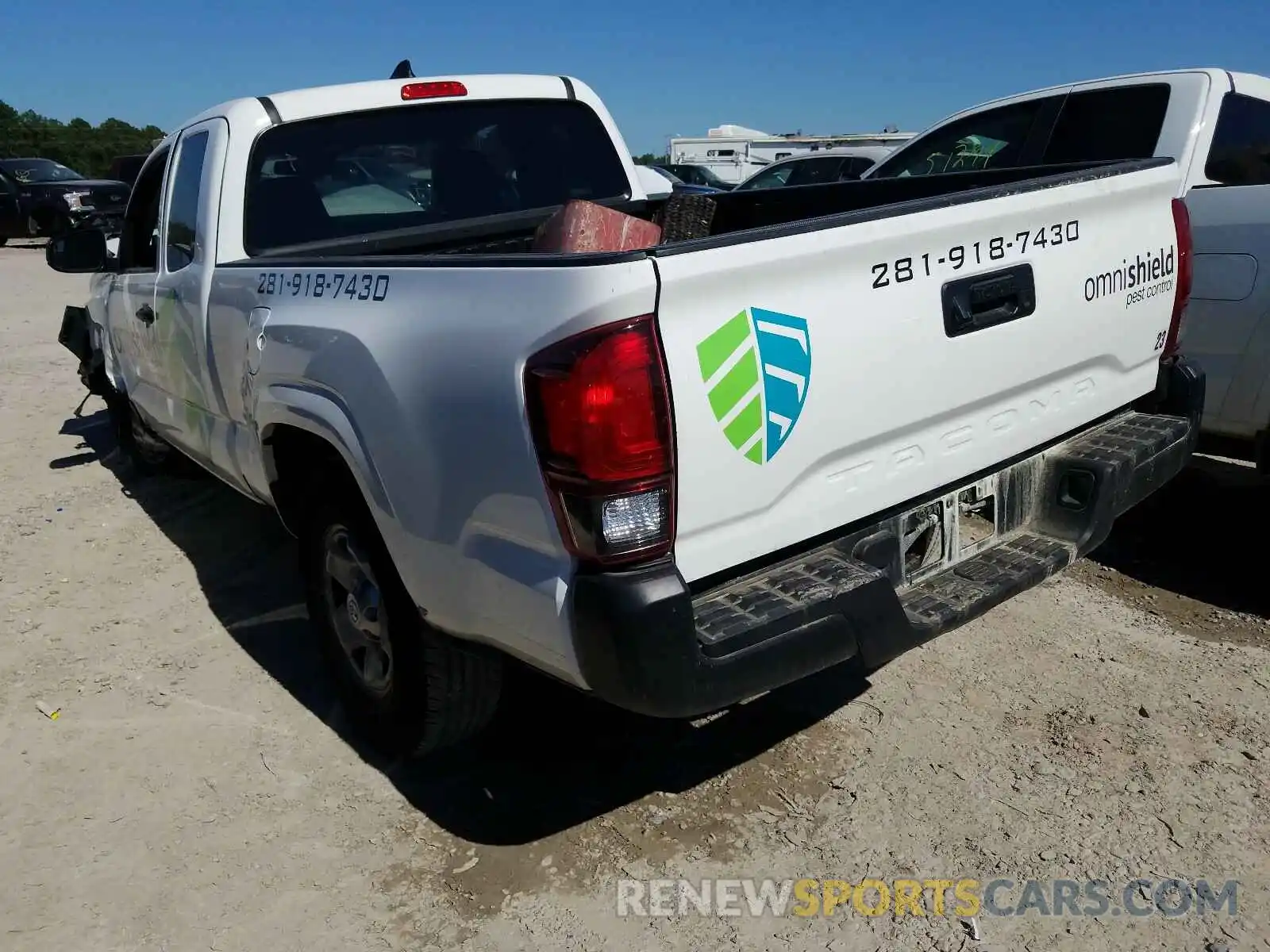 3 Photograph of a damaged car 5TFRX5GN7KX145886 TOYOTA TACOMA 2019