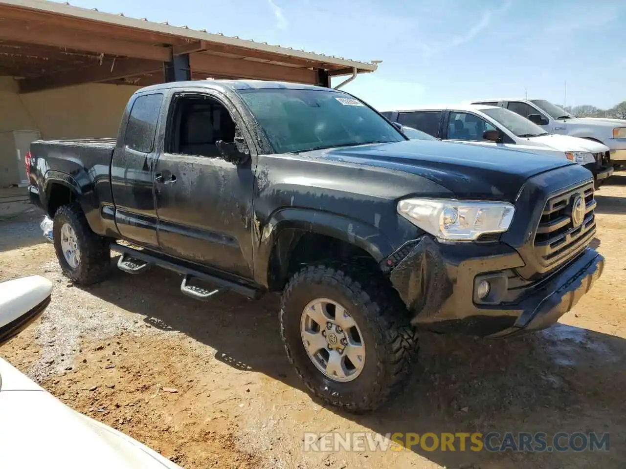 4 Photograph of a damaged car 5TFRX5GN7KX146021 TOYOTA TACOMA 2019