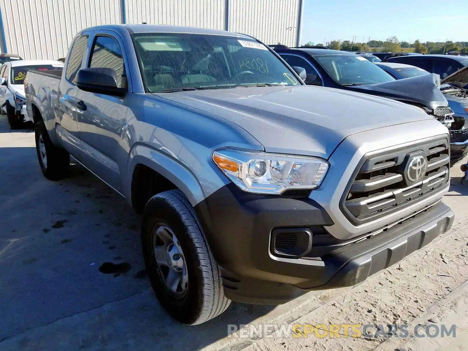 1 Photograph of a damaged car 5TFRX5GN7KX152756 TOYOTA TACOMA 2019