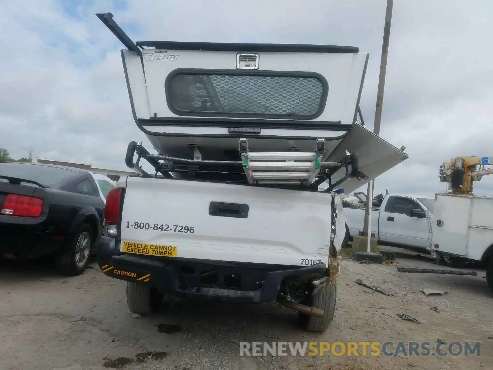 6 Photograph of a damaged car 5TFRX5GN7KX154491 TOYOTA TACOMA 2019