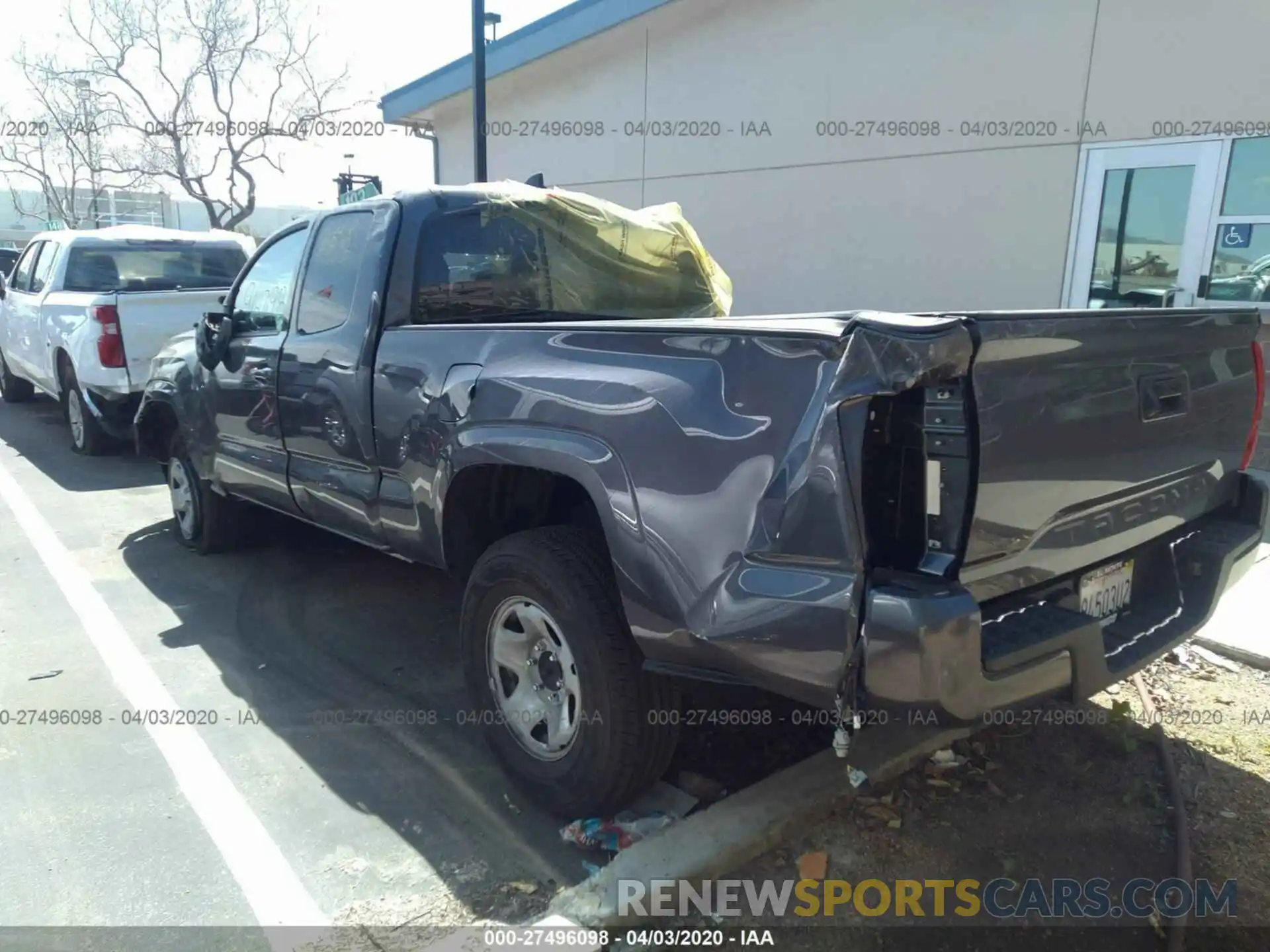 3 Photograph of a damaged car 5TFRX5GN7KX160212 TOYOTA TACOMA 2019