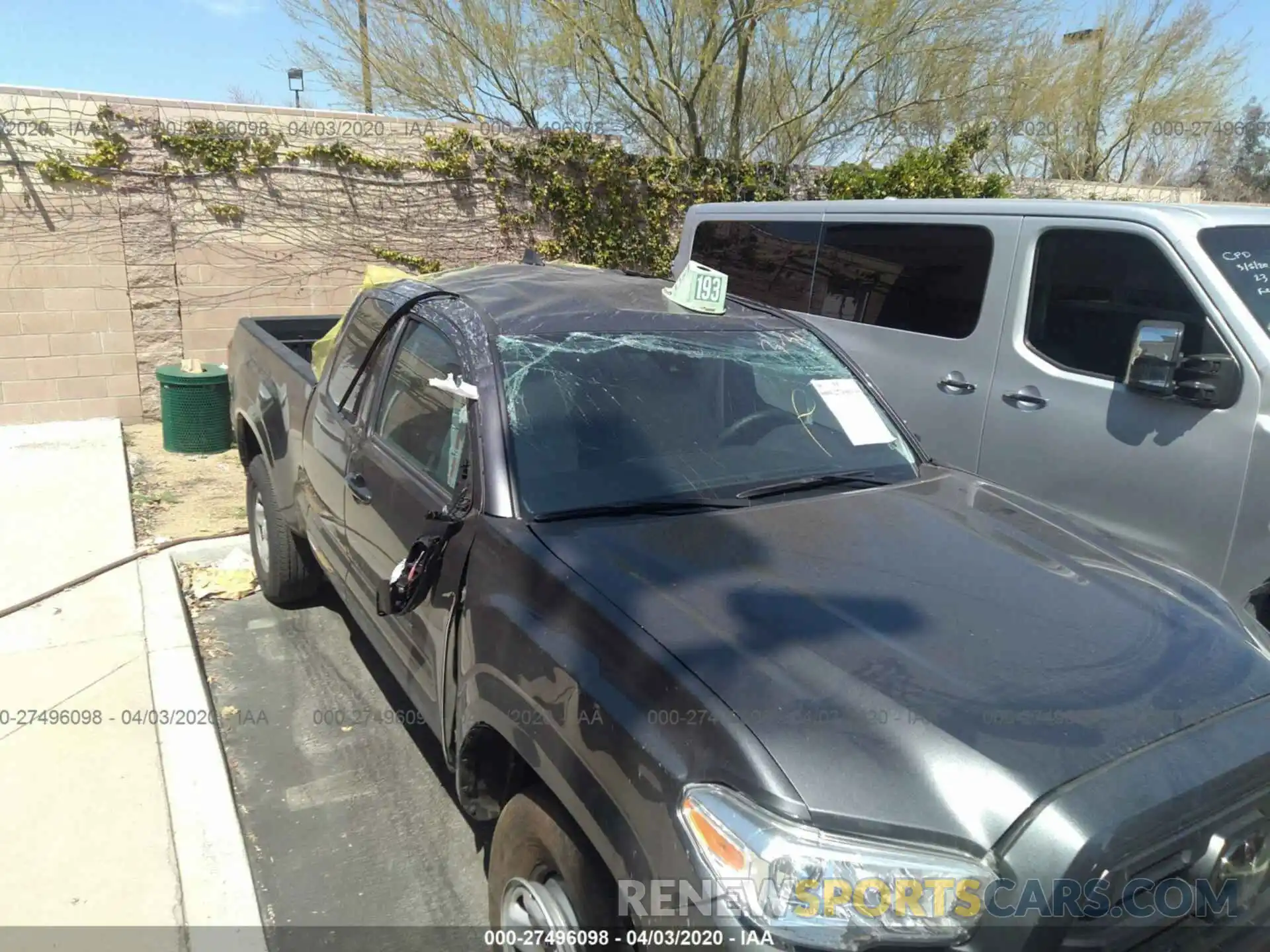 6 Photograph of a damaged car 5TFRX5GN7KX160212 TOYOTA TACOMA 2019