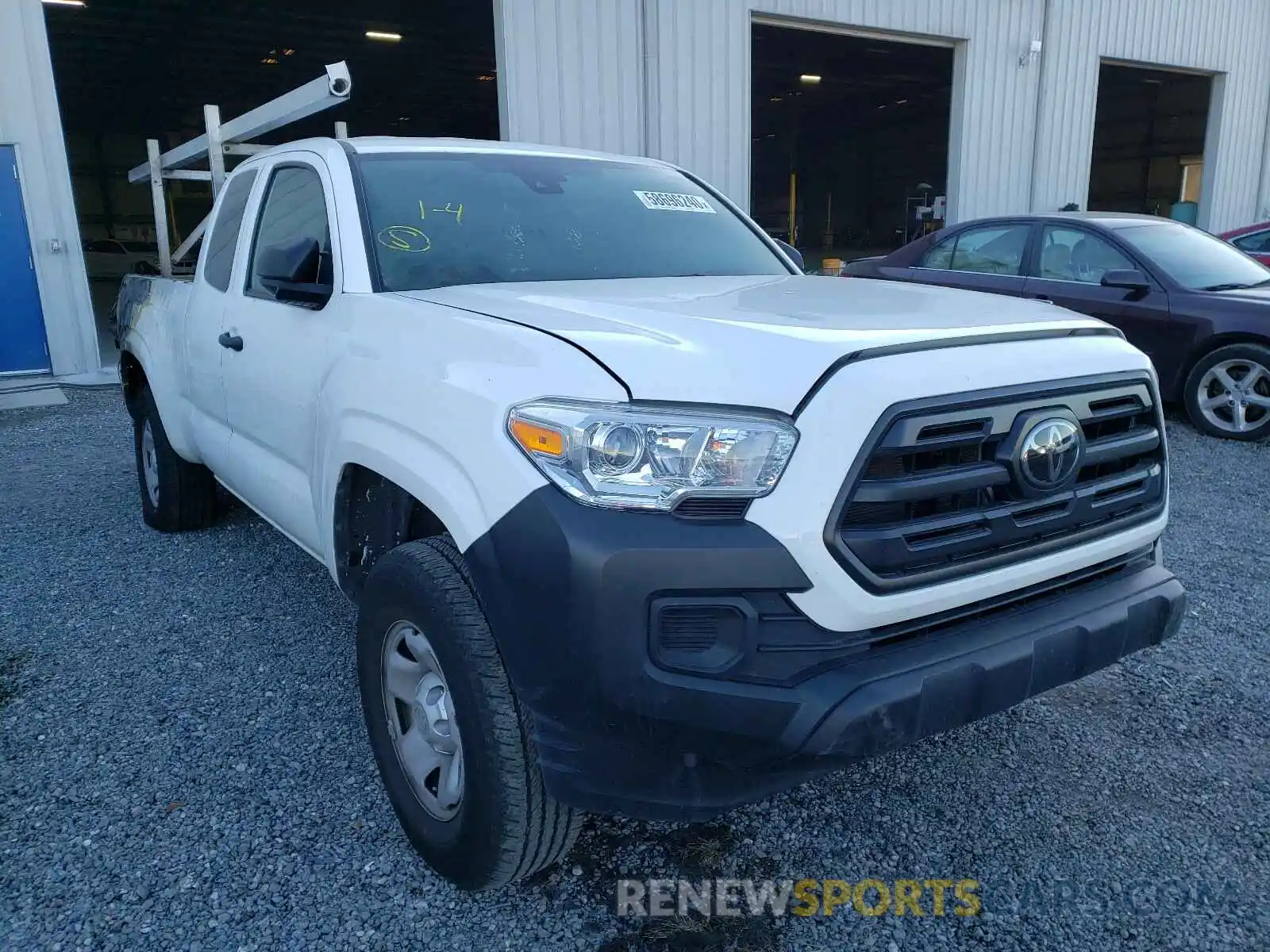 1 Photograph of a damaged car 5TFRX5GN7KX164969 TOYOTA TACOMA 2019