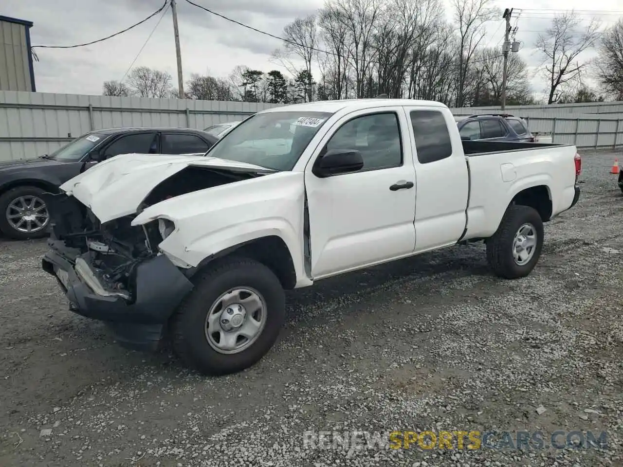 1 Photograph of a damaged car 5TFRX5GN8KX138705 TOYOTA TACOMA 2019