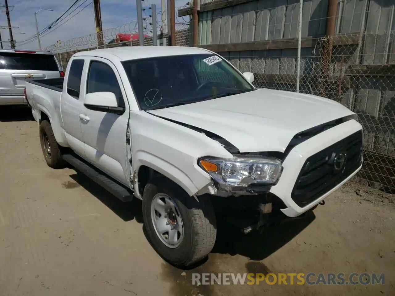 1 Photograph of a damaged car 5TFRX5GN8KX140891 TOYOTA TACOMA 2019