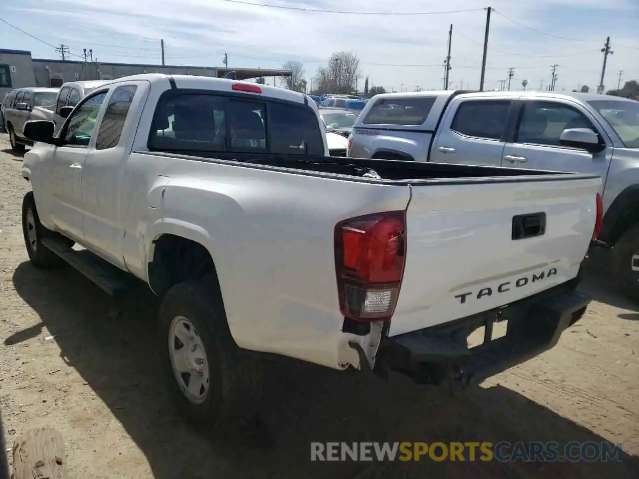 3 Photograph of a damaged car 5TFRX5GN8KX140891 TOYOTA TACOMA 2019