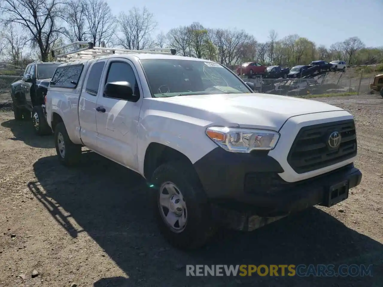 1 Photograph of a damaged car 5TFRX5GN8KX147629 TOYOTA TACOMA 2019