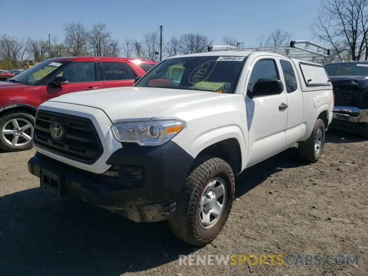 2 Photograph of a damaged car 5TFRX5GN8KX147629 TOYOTA TACOMA 2019