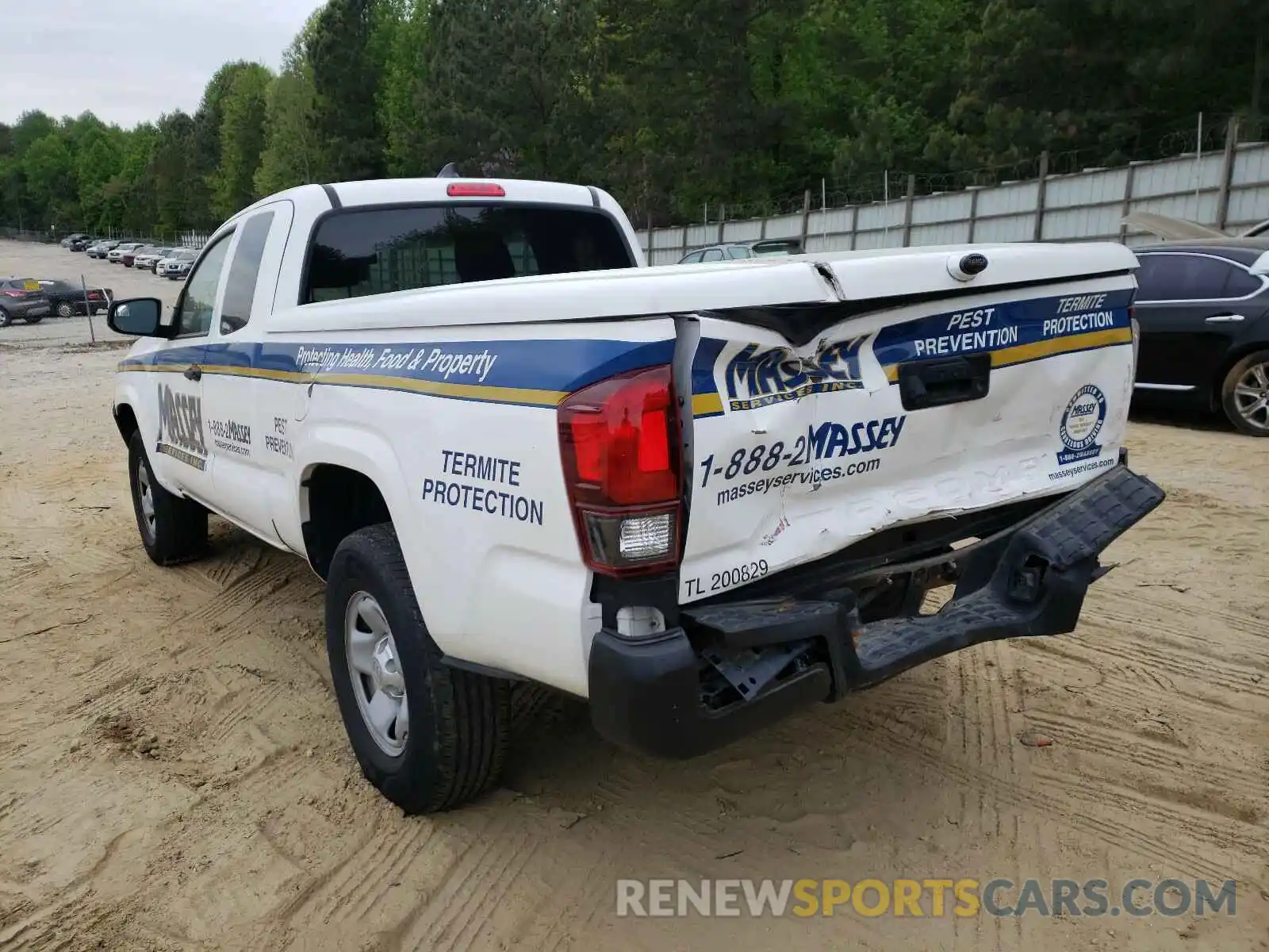 3 Photograph of a damaged car 5TFRX5GN8KX149333 TOYOTA TACOMA 2019