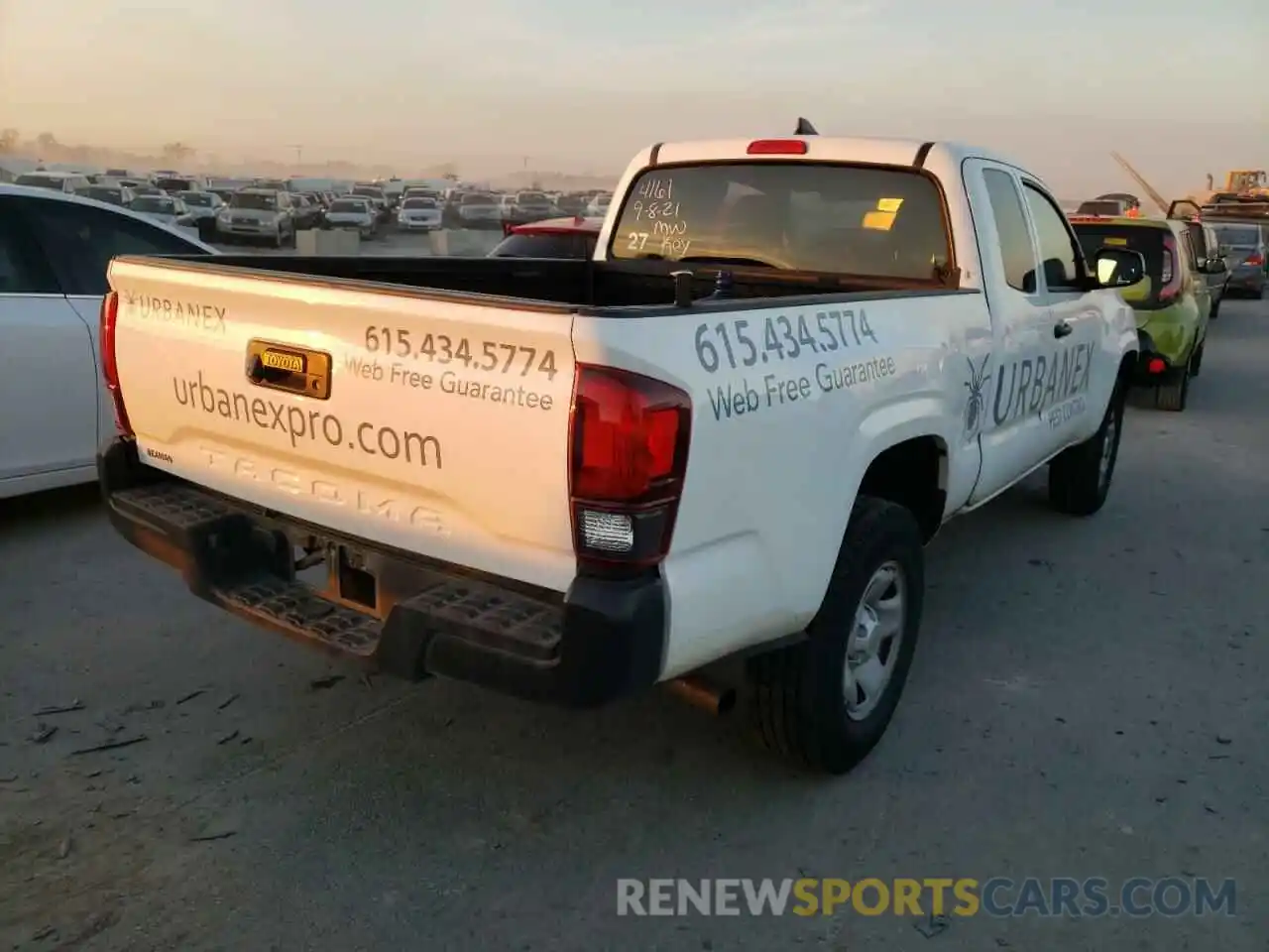 4 Photograph of a damaged car 5TFRX5GN8KX154161 TOYOTA TACOMA 2019