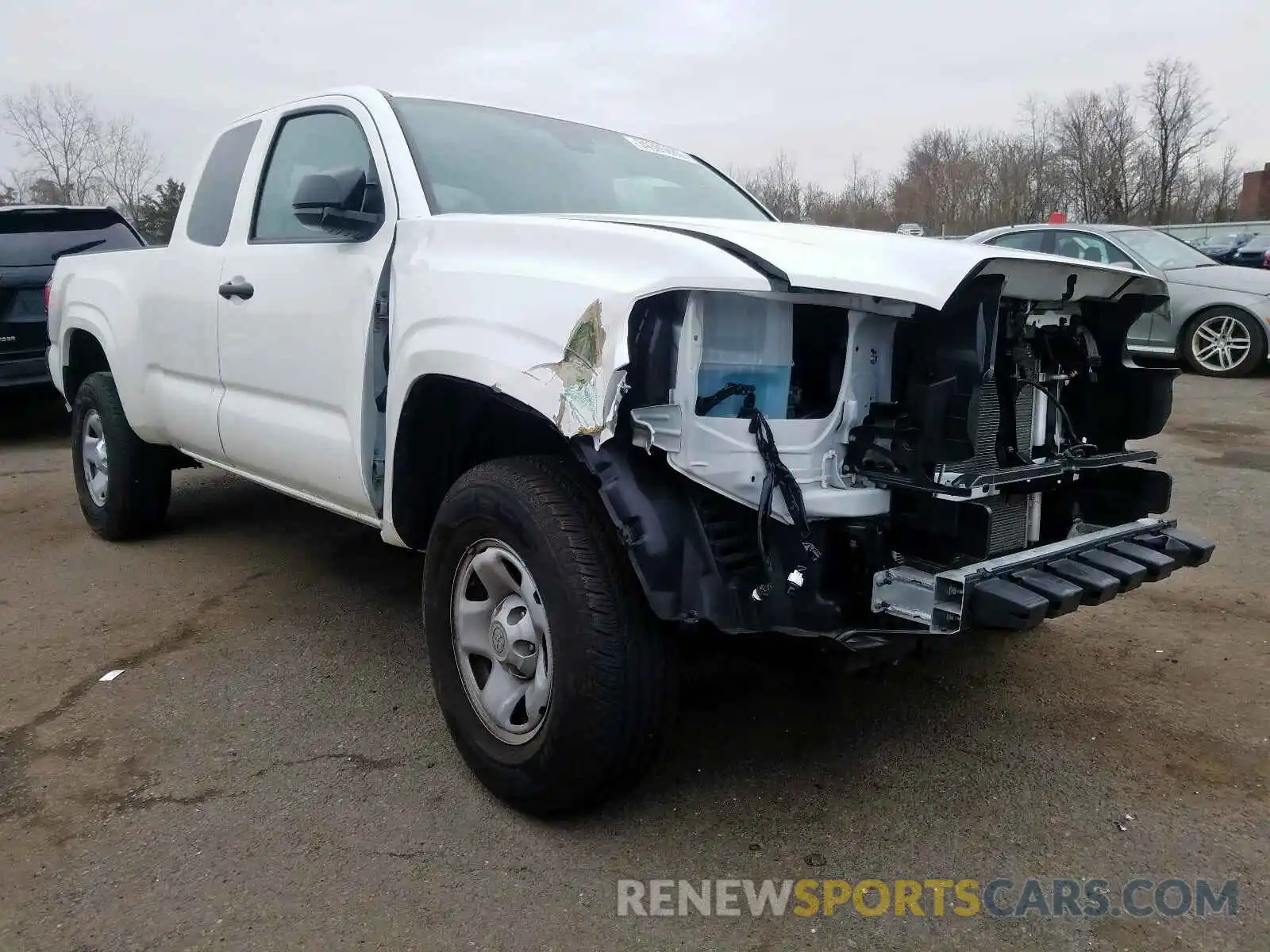 1 Photograph of a damaged car 5TFRX5GN8KX156931 TOYOTA TACOMA 2019