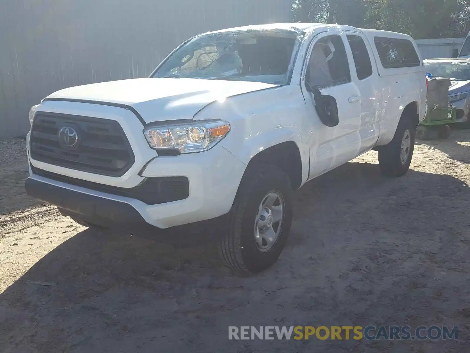 2 Photograph of a damaged car 5TFRX5GN8KX162440 TOYOTA TACOMA 2019