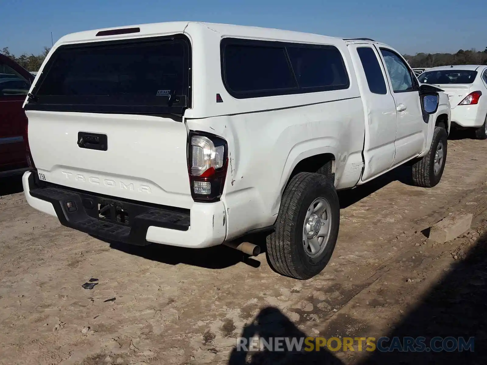 4 Photograph of a damaged car 5TFRX5GN8KX162440 TOYOTA TACOMA 2019