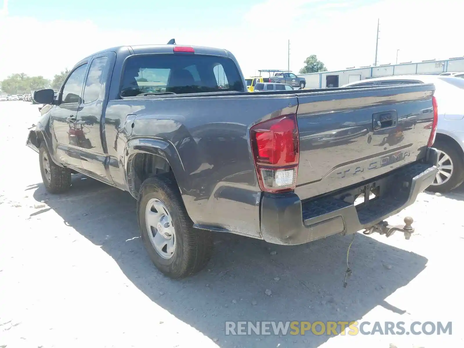 3 Photograph of a damaged car 5TFRX5GN9KX134520 TOYOTA TACOMA 2019