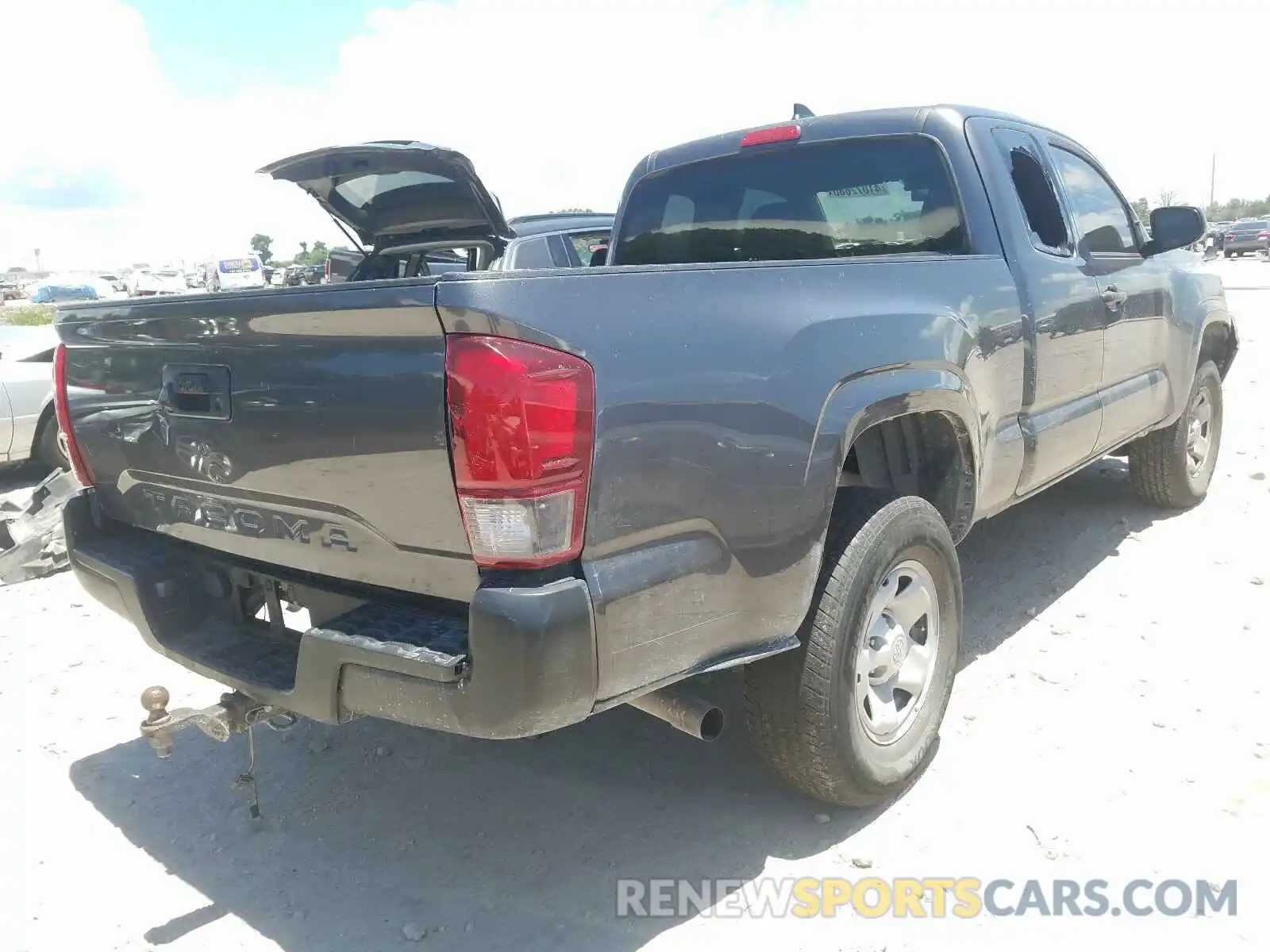 4 Photograph of a damaged car 5TFRX5GN9KX134520 TOYOTA TACOMA 2019