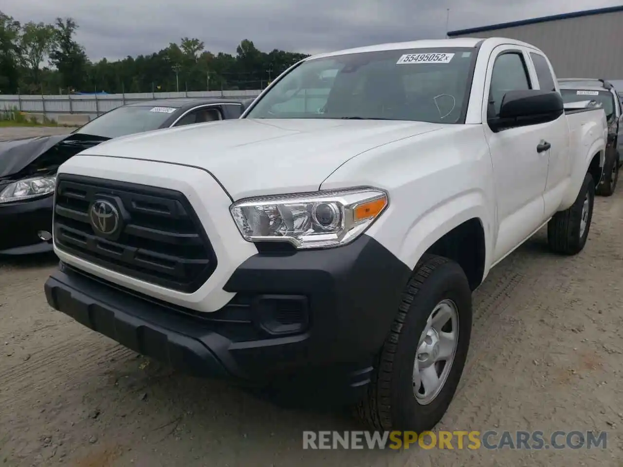 2 Photograph of a damaged car 5TFRX5GN9KX137496 TOYOTA TACOMA 2019